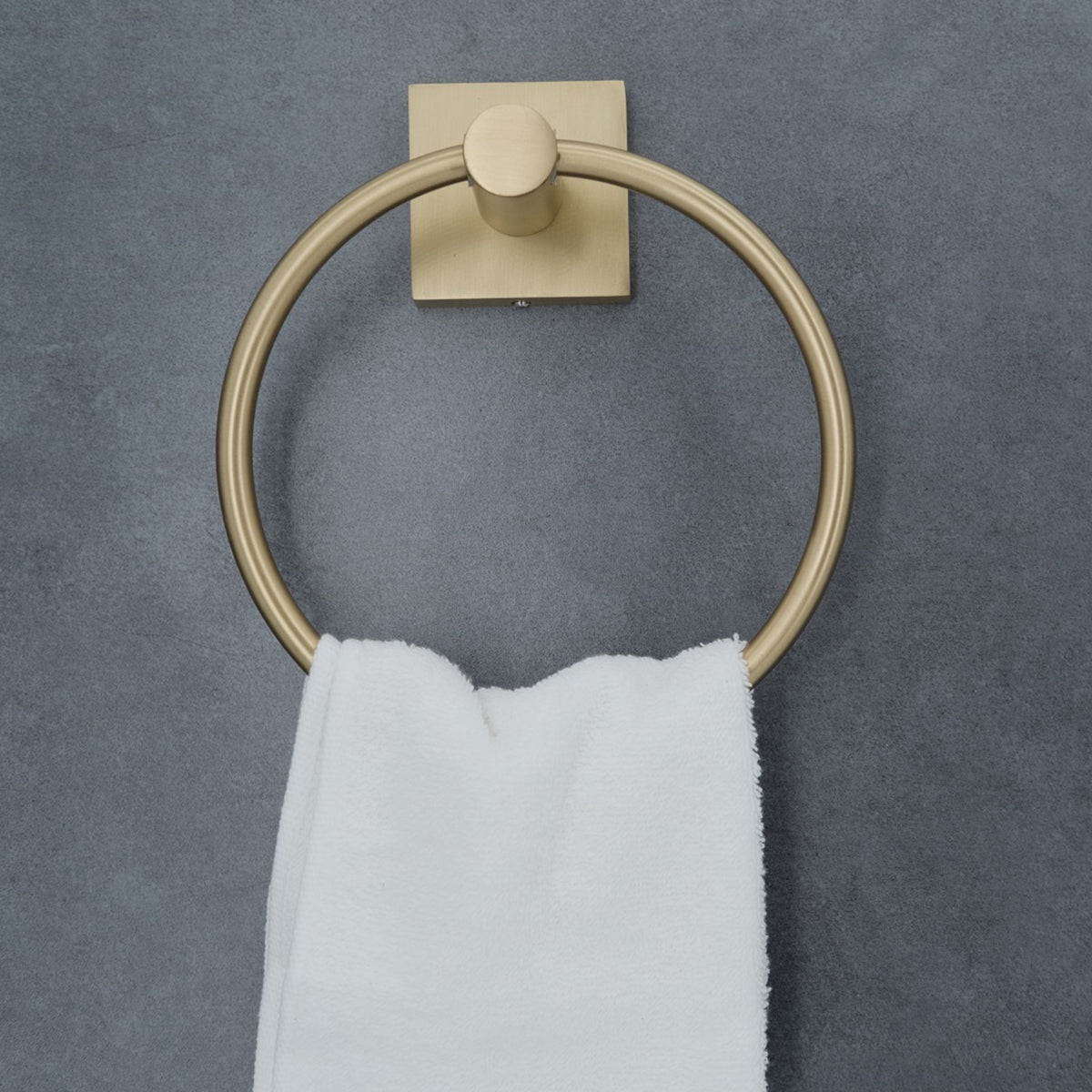 3PC Serenity Bathroom Hardware Wallmount Set Brushed Gold