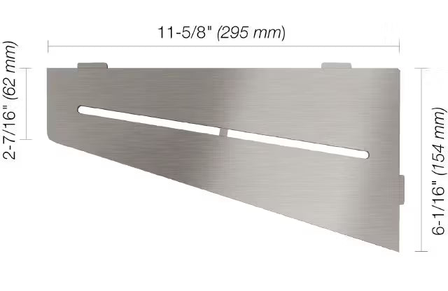 Schluter® SHELF-E Quadrilateral Pure Corner