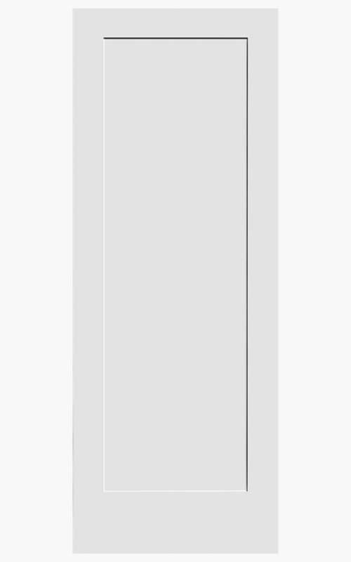 F&D 1 Panel Shaker Solid Core Door