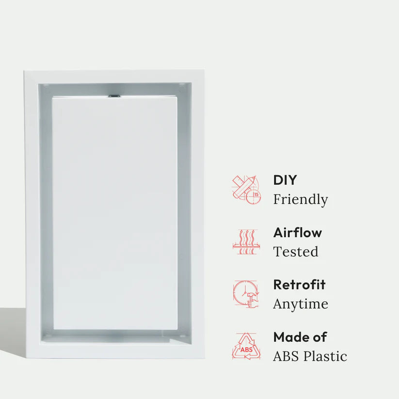 Drywall Lite Frame 6"x14" White