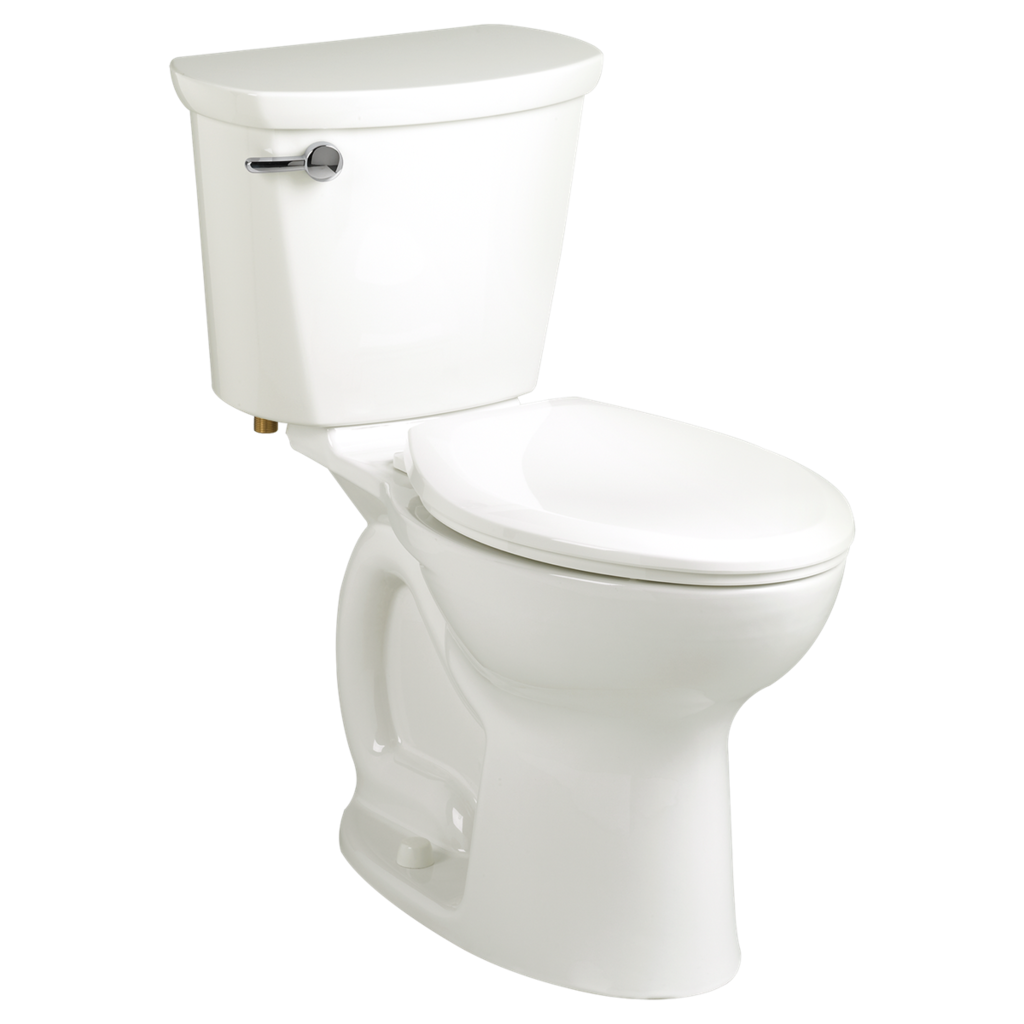 American Standard CADET PRO Elongated 6.0 LPF Two Piece Toilet Right Height White With Aquaguard Liner Less Seat ADA