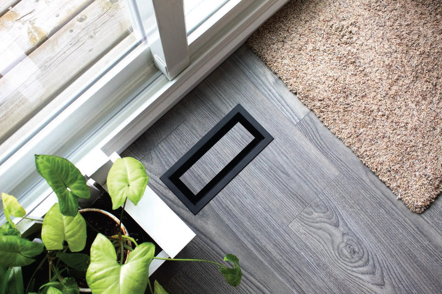 Inte-Grates - Drop-In Floor Vent with Adjustable Open and Shut Feature