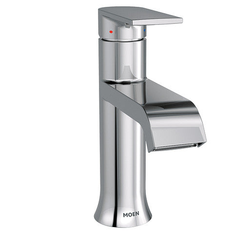 Moen MN-6702 GENTA LX 1 or 3 Hole 1 Lever Handle High Arc Lavatory Faucet 1.2 GPM ADA