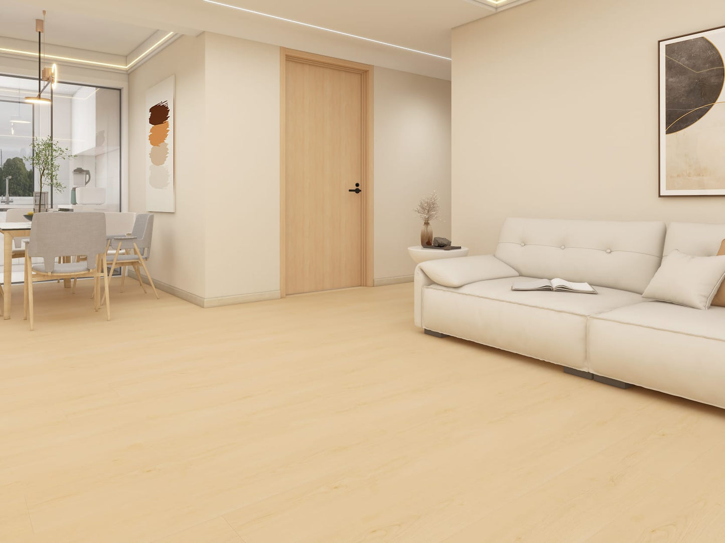 Natural Spc Vinyl 7mm @ $1.99/sf