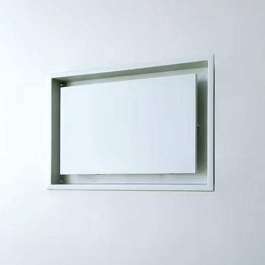 Fittes - Drywall Vent Lite Return Frame Satin White 10" x 14-1/4"