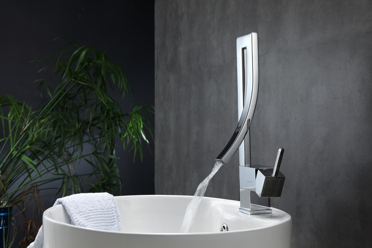 Kubebath Aqua Elegance Single Lever Wide Spread Faucet