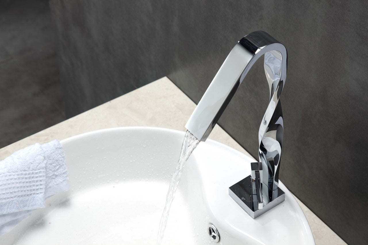 Kubebath Aqua Riccio Single Lever Faucet – Chrome