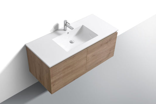 48″ Inch Single Sink Balli Modern Bathroom Vanity In White Oak Finish