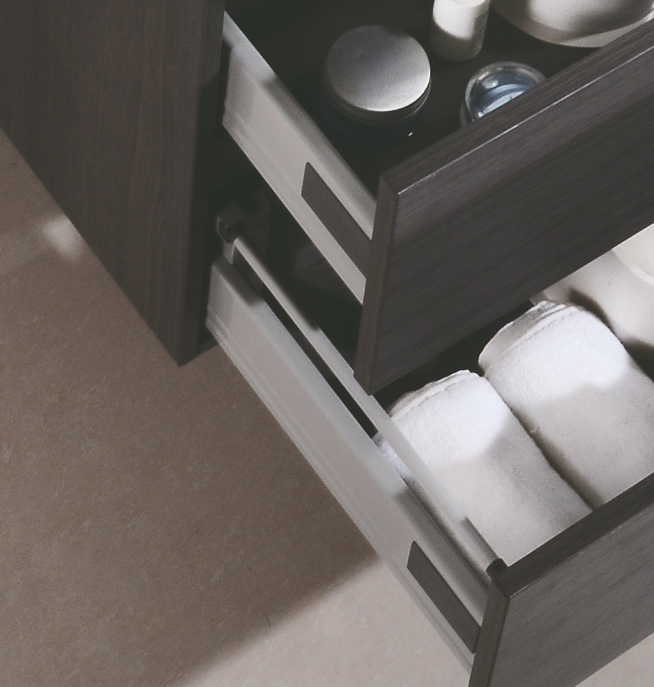 Bliss 24″ Inch Gray Oak Wall Mount Modern Bathroom Vanity