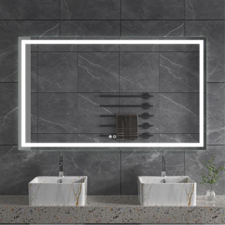 In-Set LED Bathroom Mirror
