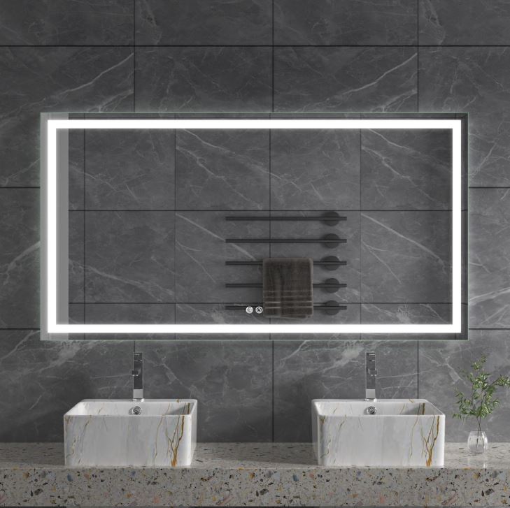 In-Set LED Bathroom Mirror