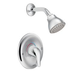 Moen MN-TL182EP CHATEAU 1 Lever Handle Posi-Temp Pressure Balance Shower Trim Kit Chrome Watersense® ADA