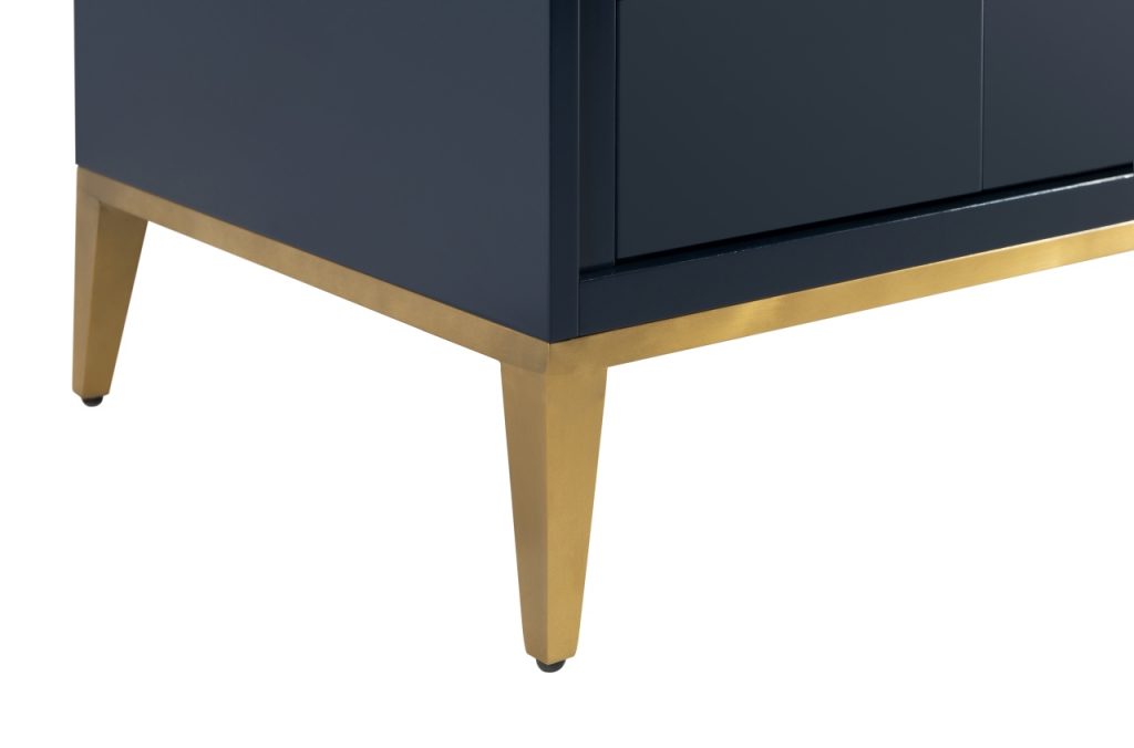 Divani 60″ Inch Navy Blue Vanity W/ Quartz Counter Top