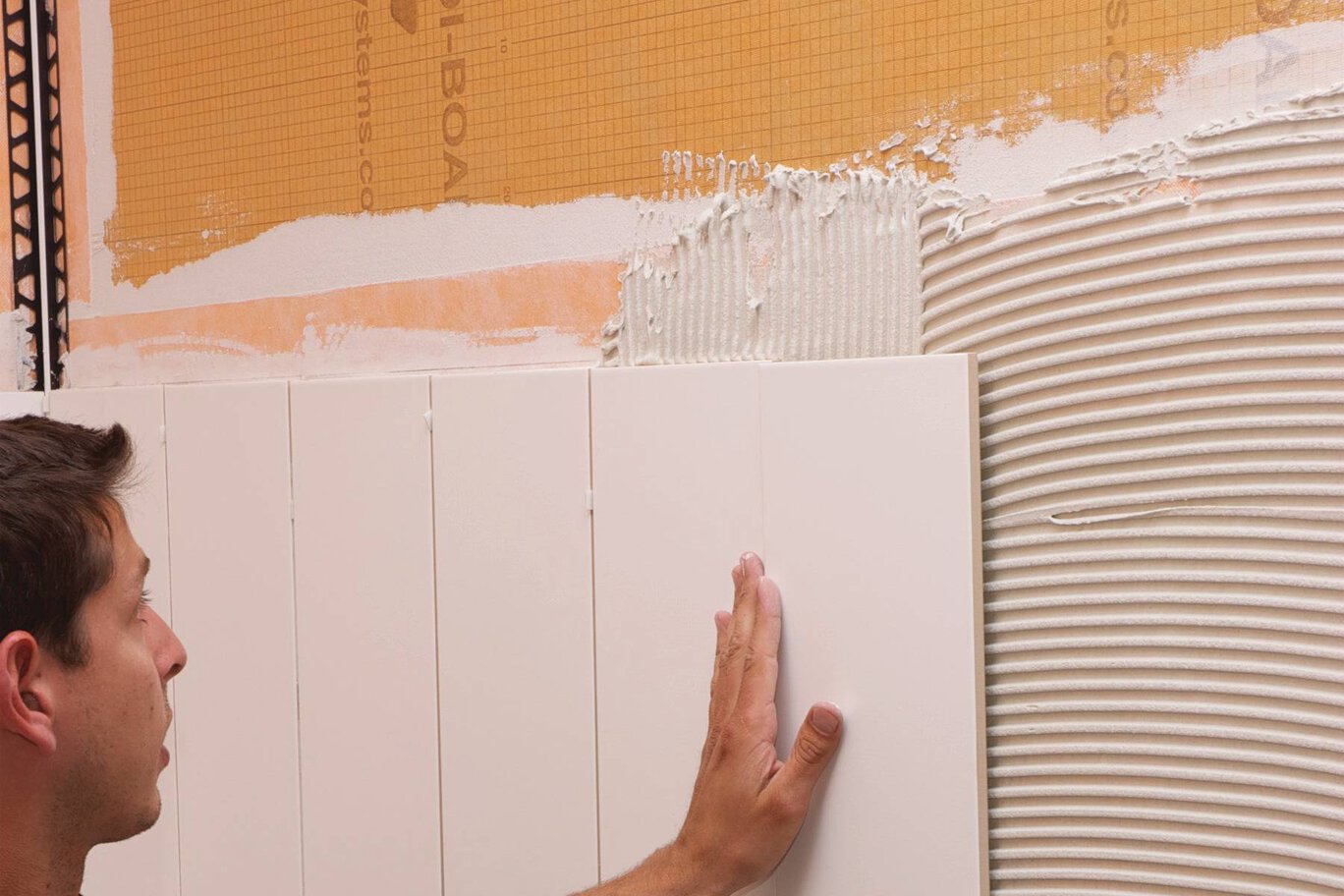 Waterproof, multifunctional tile substrate and building panel