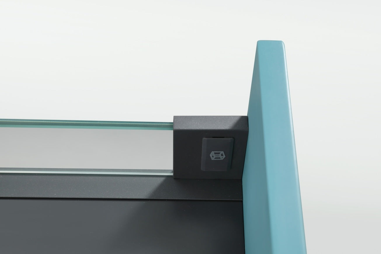 40″ Inch Nudo Kubebath Modern Bathroom Vanity In Teal Green Finish