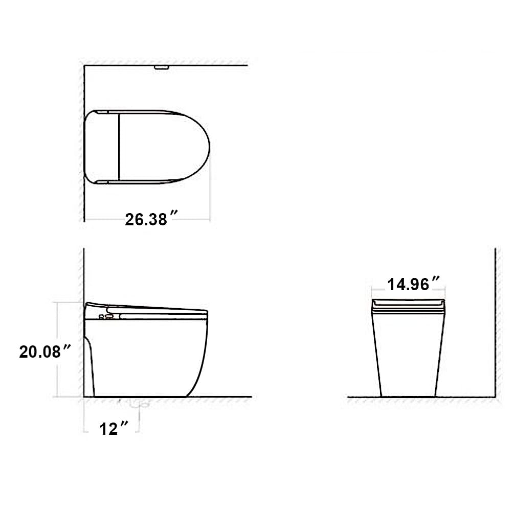 F&D Smart Toilet 6002-Sm