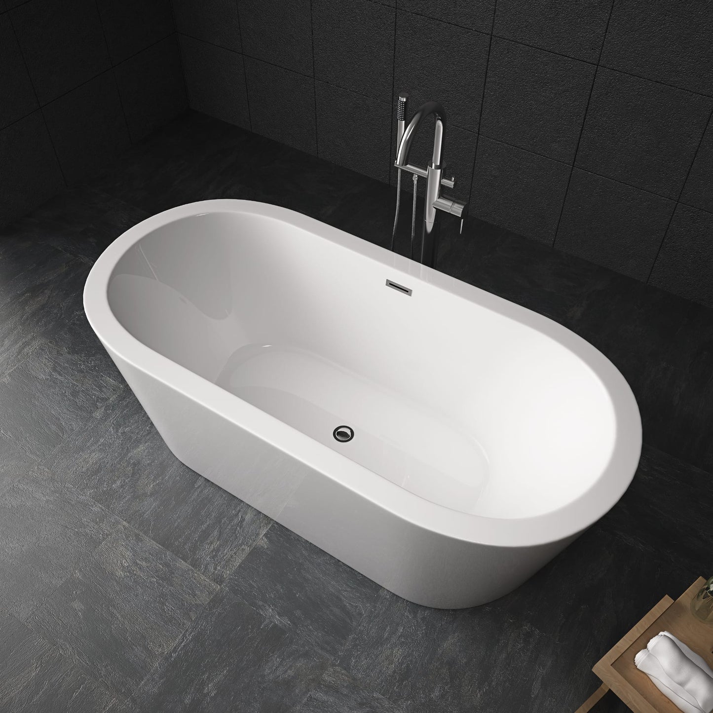 RL-ML-1203 Free standing bath tub 67''X32''X23''