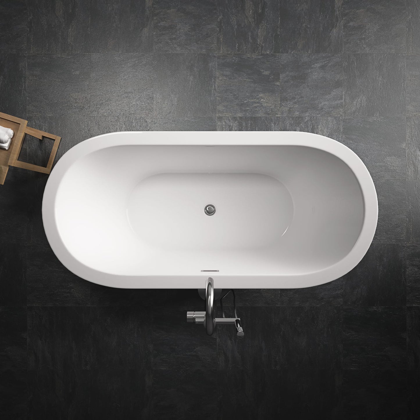 RL-ML-1203 Free standing bath tub 67''X32''X23''