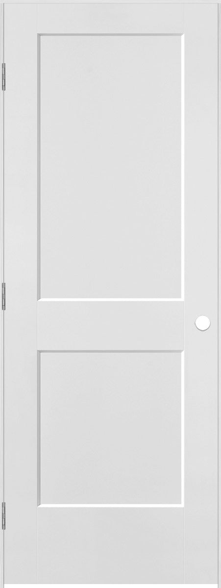 Two Panel Shaker PreHung 20 Mins Fire Rated Door Stamped