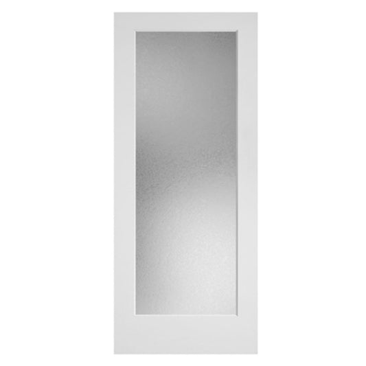 F&D Frosted Glass 1-Panel Door (Pre-Hung)