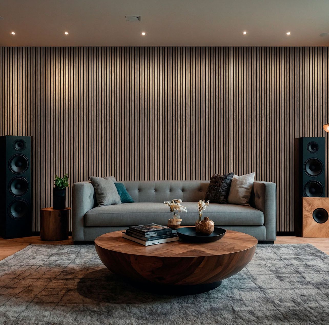 Acoustic Wood Slat Panelling Tawny 9.5"x94.5" (6.23sf/pc) $70/Pc