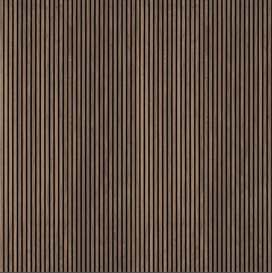 Acoustic Wood Slat Panelling Tawny 9.5"x94.5" (6.23sf/pc) $70/Pc