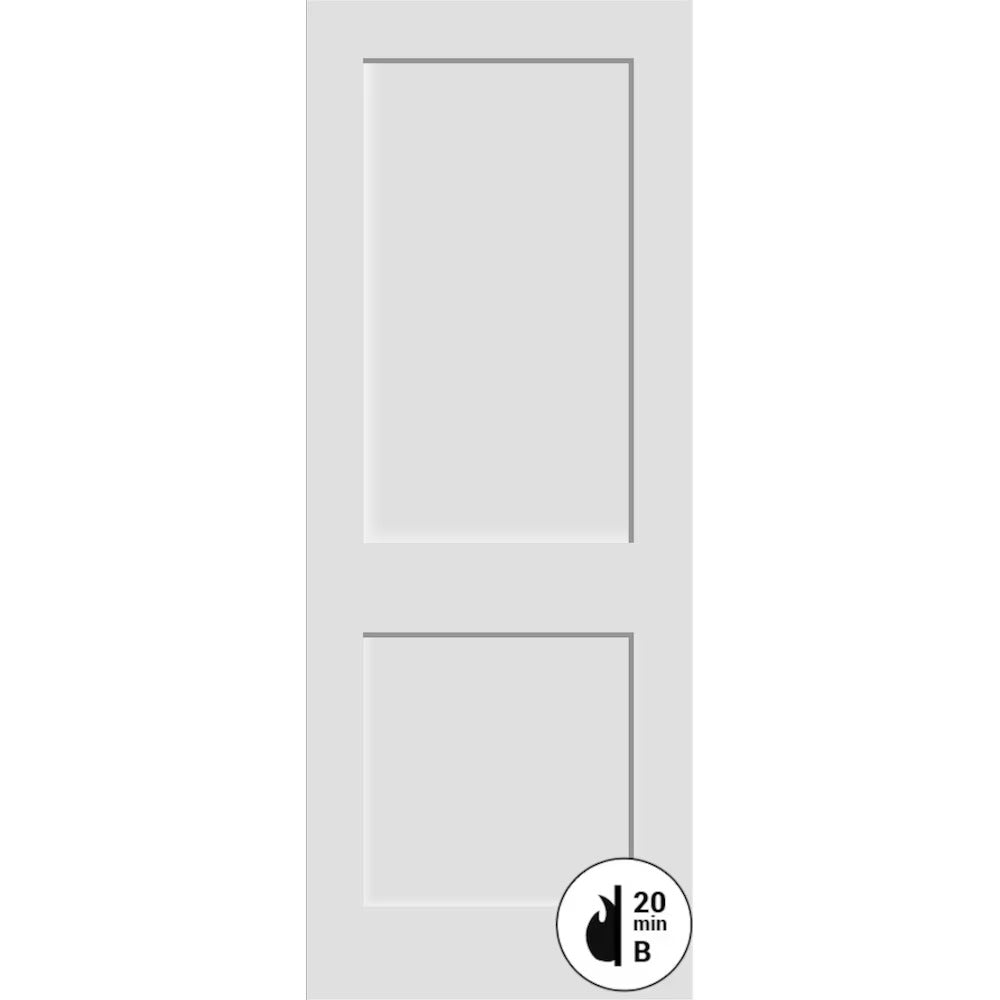 Two Panel Fire Rated Door With Knock Down Kit