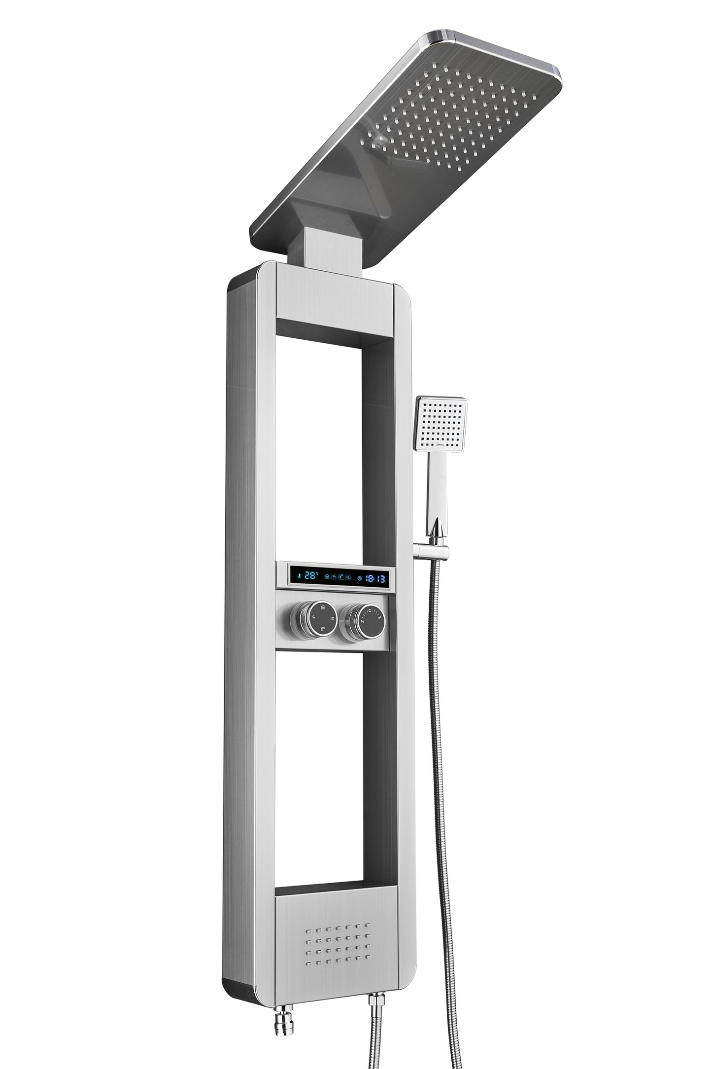 Luxury Shower Panel Tower Stainless Steel with LCD Screen ZM8103