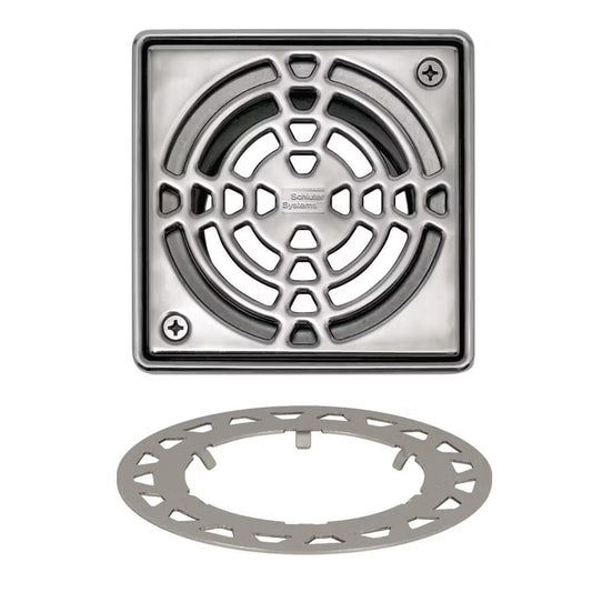 Schluter®-KERDI-DRAIN - Stainless Steel 6 inch outlet