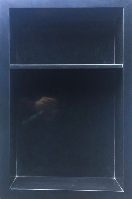 Imperial Black Marble Niche 16" x 24"