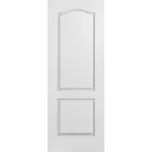 F&D 2 Panel Arch Textured Hollow Core Door