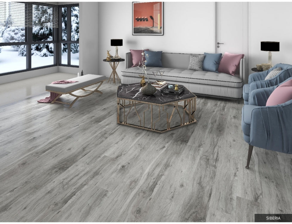 Siberia 7mm With Cork Vinyl With 1.5mm Cork 7.1" Wide @3.09/sf