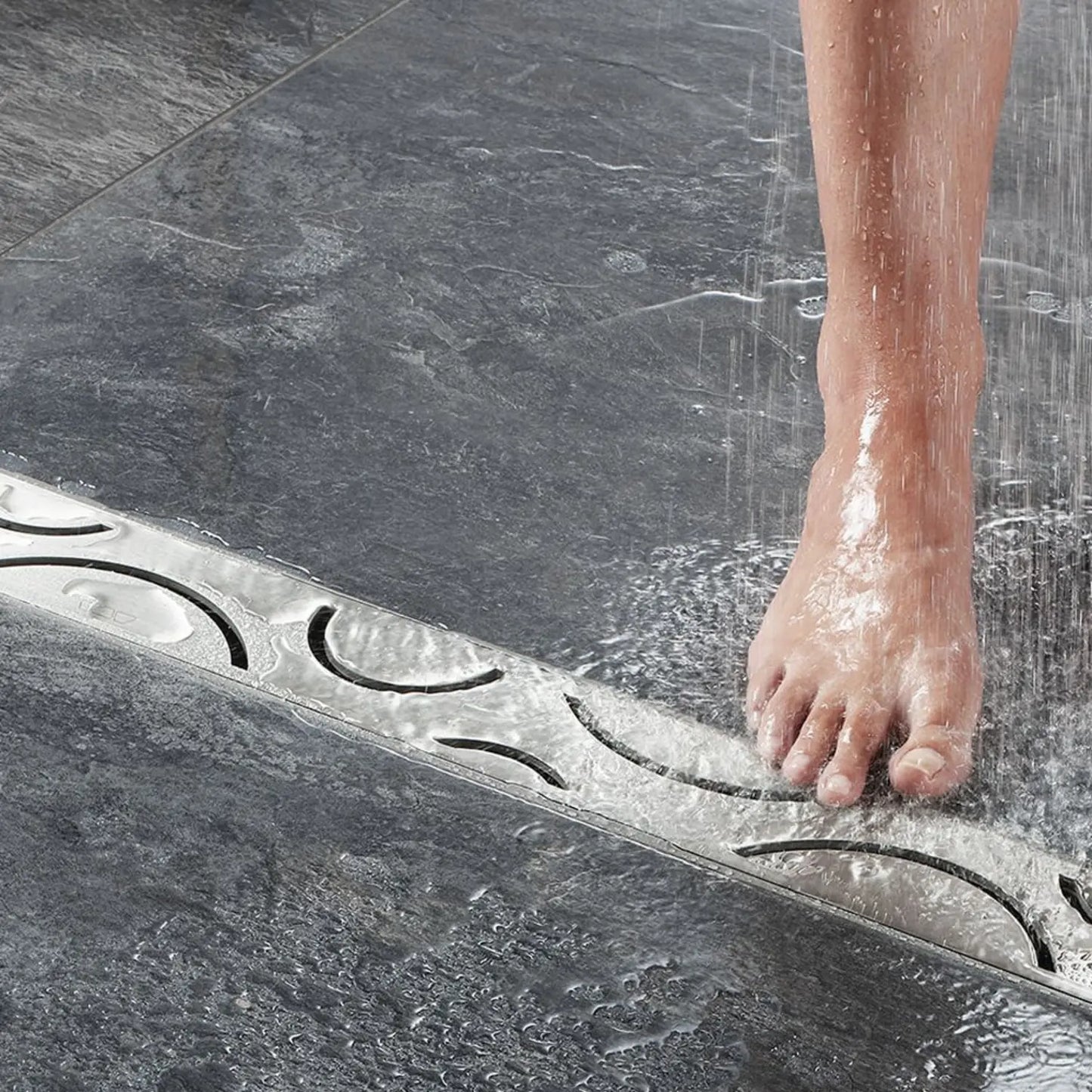 Schluter®-KERDI-LINE Frame with Curve Grate