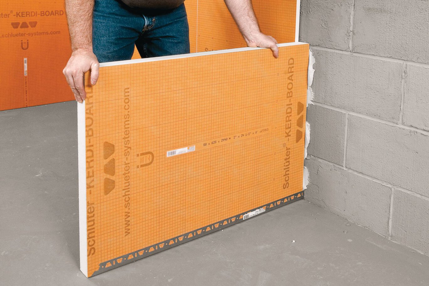 Waterproof, multifunctional tile substrate and building panel