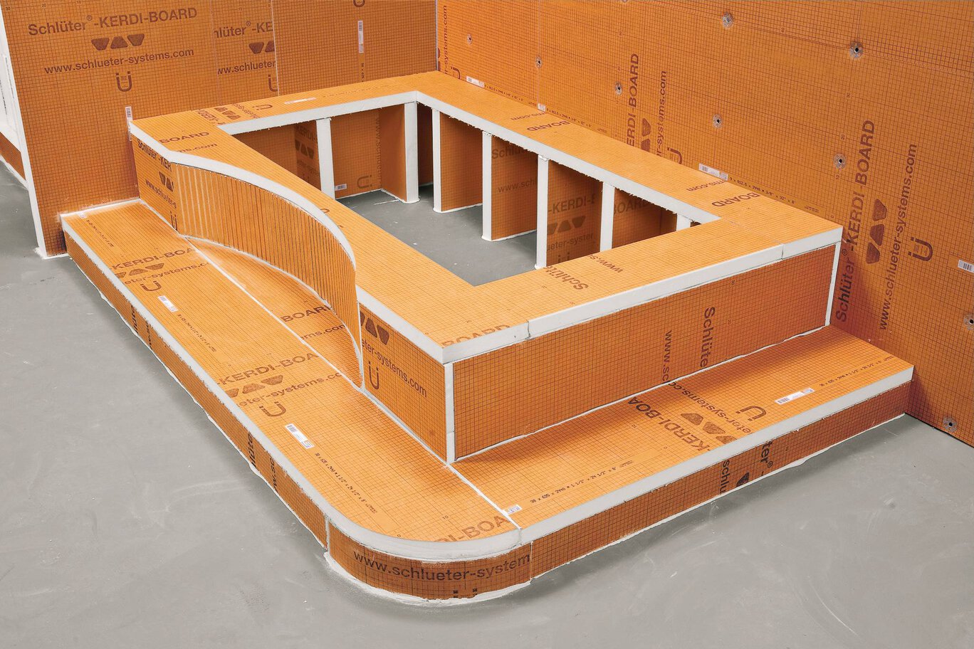 Waterproof, multifunctional tile substrate and building panel