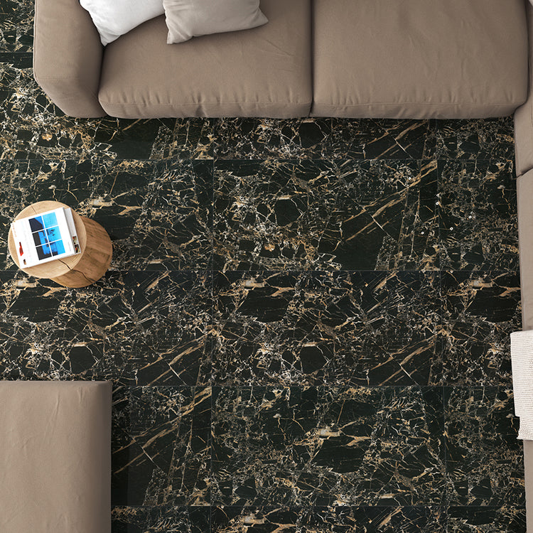 Tiger Black Rectified Porcelain Tile 24x24 @5.15/sf