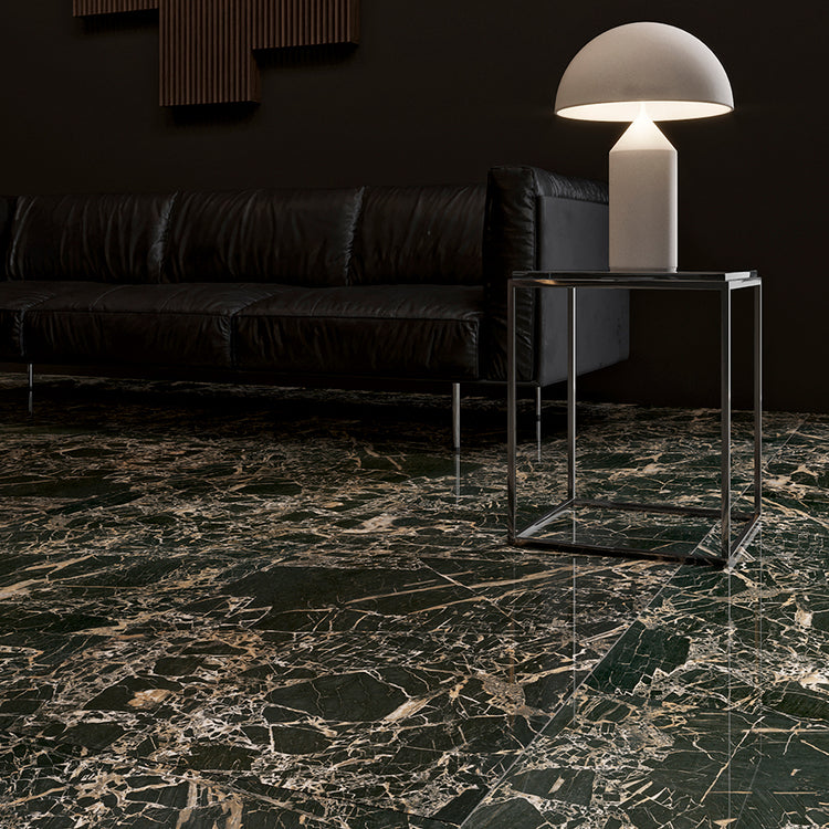 Tiger Black Rectified Porcelain Tile 24x24 @5.15/sf