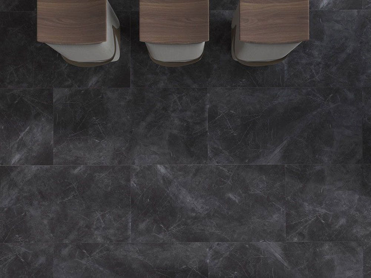 Pulpis Nero Rectified Porcelain Tile 12x24 @4.99/sf, 24x24 @5.29/sf And 24x48 @6.00/sf