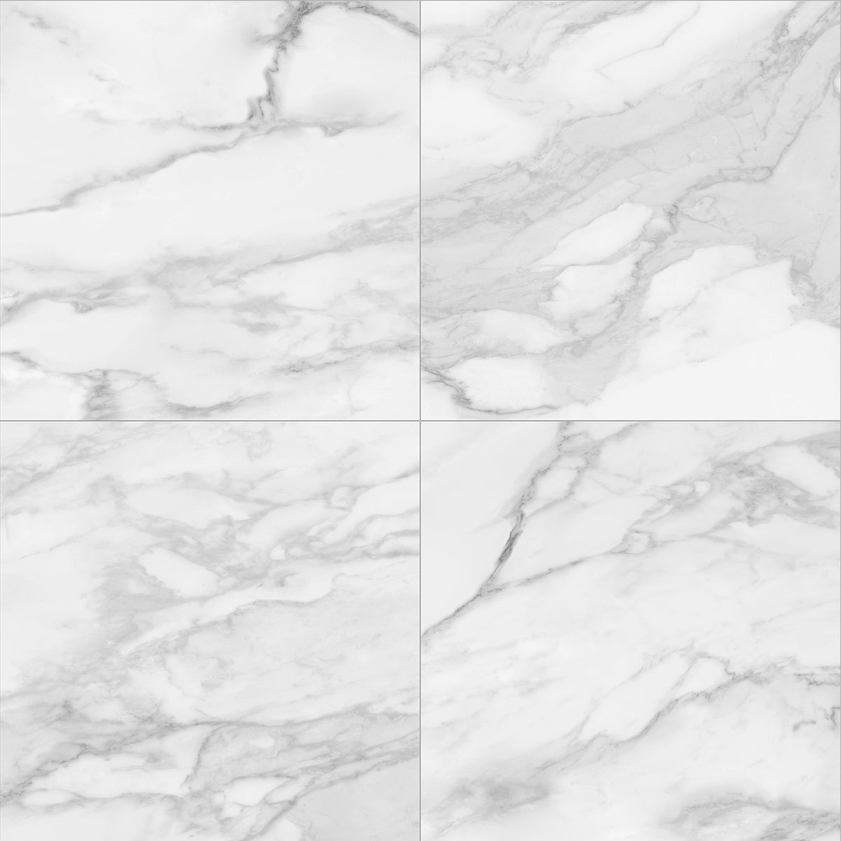 Anatolia Plata Statuario Brina 12x24 @4.80/sf, 24x24 @4.50/sf & 24x48 @5.70/sf