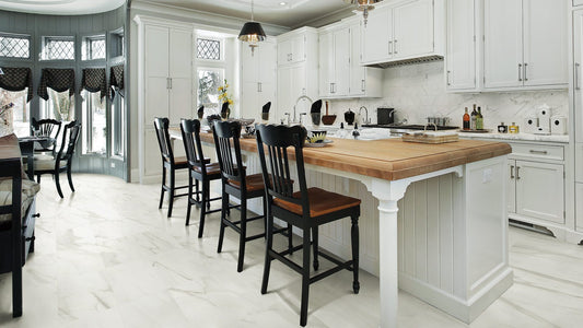 Anatolia Mayfair Volakas Grigio 12x24 @6.15/sf, 24x24 @5.75/sf & 24x48 @7.45/sf