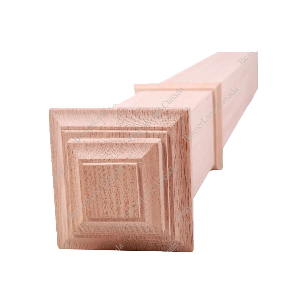 PF101 F1 Fluted 3 1/2”*48” Red Oak