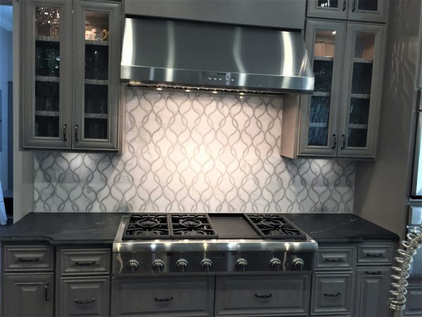 Carnation Laser Carrara With Grey Outline