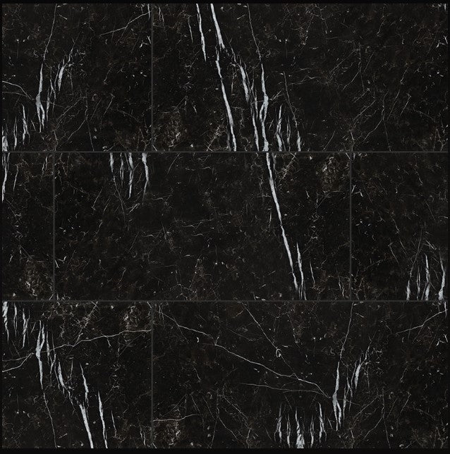 Marquina Noir Porcelain Tile