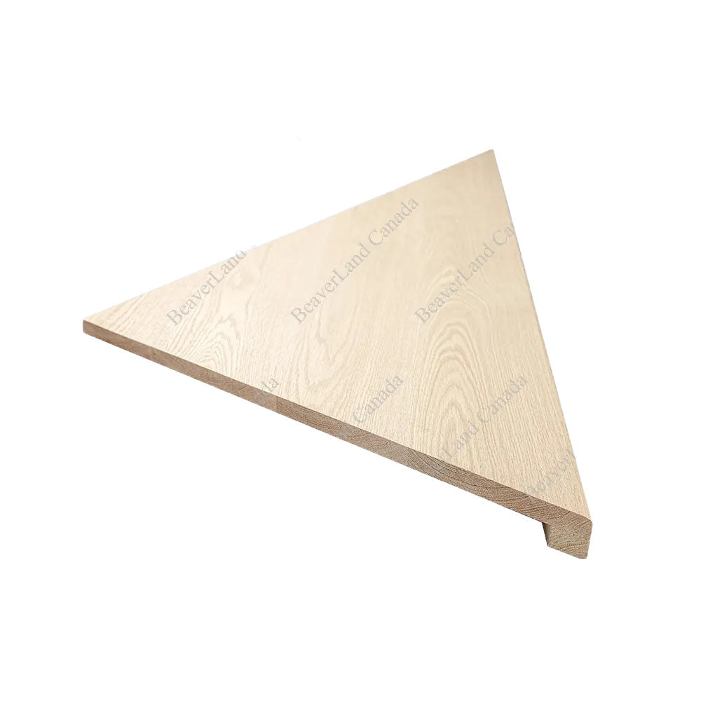 ST101 Set of the Triangle and Rhombus Square Edge Right Turn Red Oak