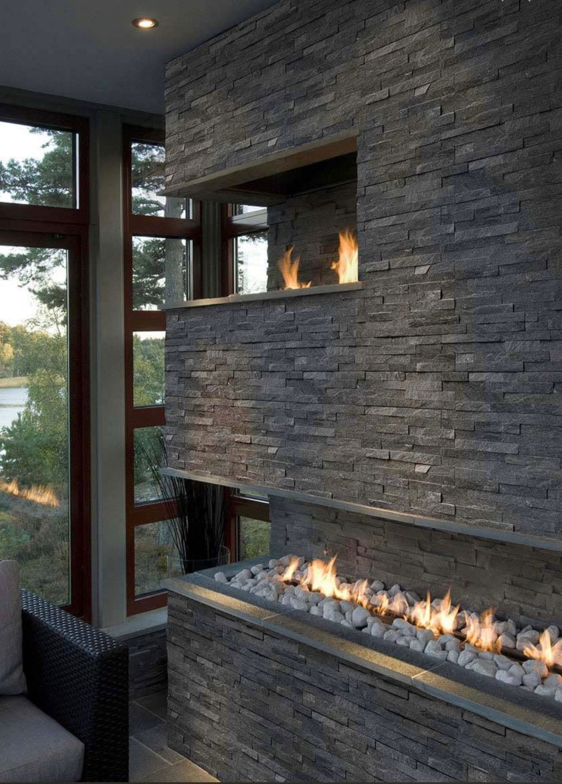 Coal Canyon Stacked Stone 6x24 @6.50/sf And 6x12x6 @12.99/sf