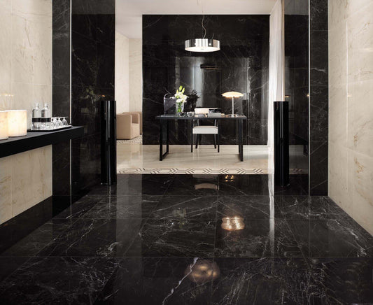 Sombra Black Rectified Porcelain Tile 24x48 @5.45/sf