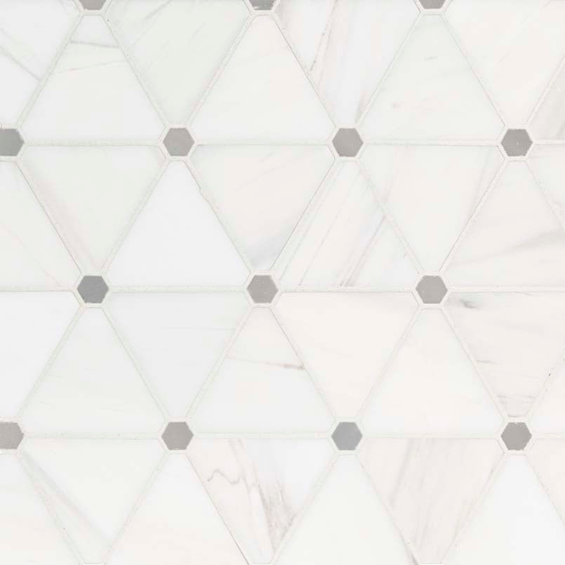 Bianco Dolomite Pinwheel Polished @25.70/sf