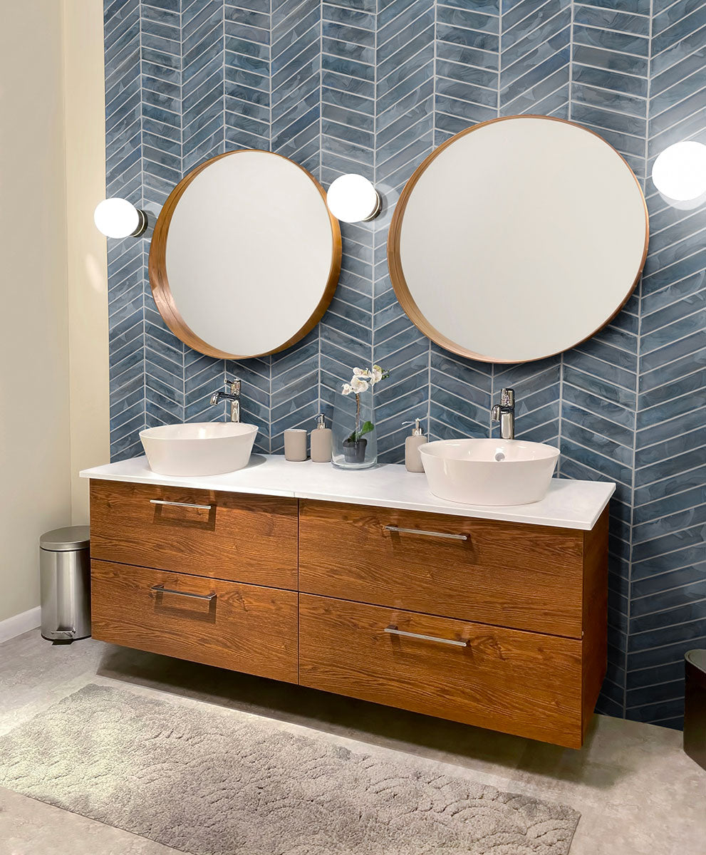 Blue Shimmer Chevron 29.39/sf