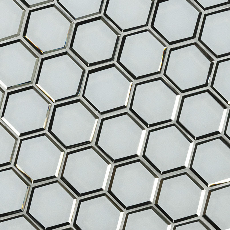 Ice Beveled 3" Hexagon @32.45/sf