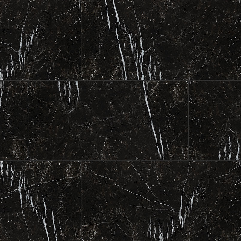 Marquina Noir Porcelain Tile